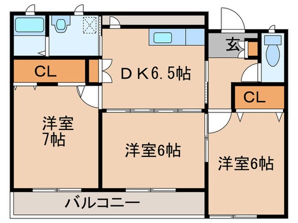 パーフン・デ・ラ・ルーンⅡの物件間取画像